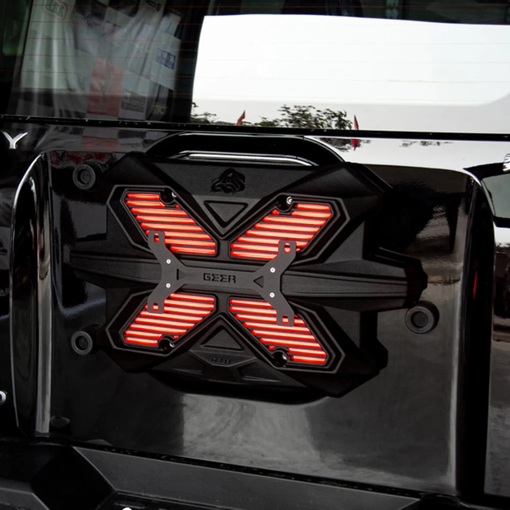 

SXMA TK1020 Уплотнительная пластина задней двери Украшение задней двери для Tank 300-2019-2024, крышка задней двери с высоким стоп-сигналом