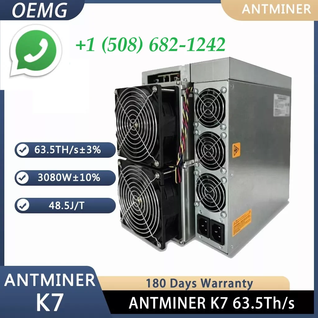 Bitmain K7 63.5Th/s 3080W - Input Voltage 200~240 AC | EndlessMining ™️