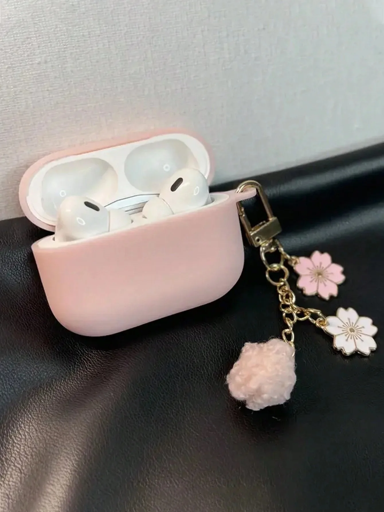Étui pour AirPods 1/2/3/4 housse pour écouteurs mignon fleur porte-clés sans fil écouteurs étui pour Airpods Pro3/Pro2/Pro étuis de protection