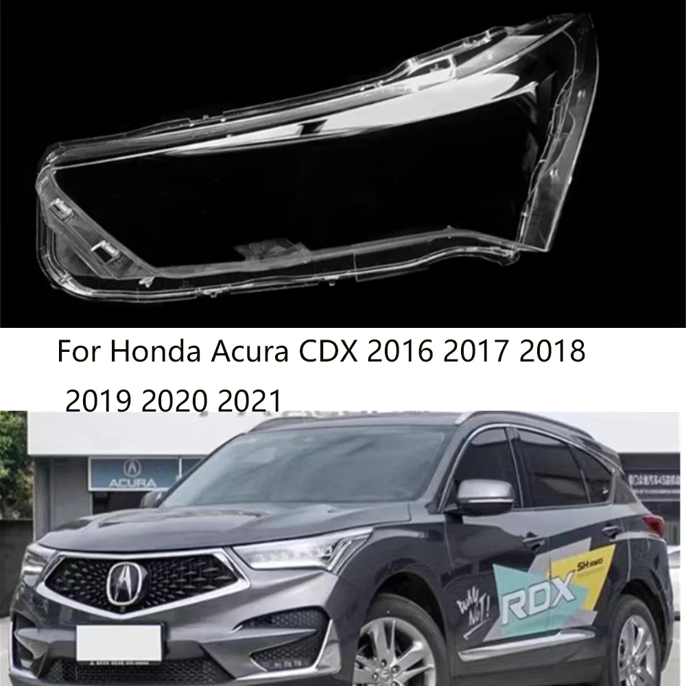 

For Honda Acura CDX 2016 2017 2018 2019 2020 2021 Car Lens Glass Light Lamp Headlamp Shell Transparent Lampshade Headlight Cover