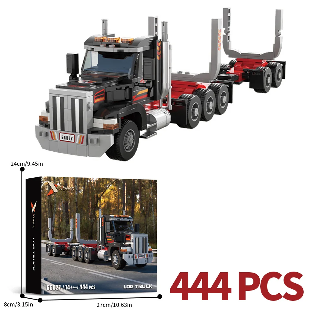 

444PCS Famous Uropean Style Truck Tractor Car Model Building Blocks City Technical Creative Trucks Bricks Toys for Children Gift
