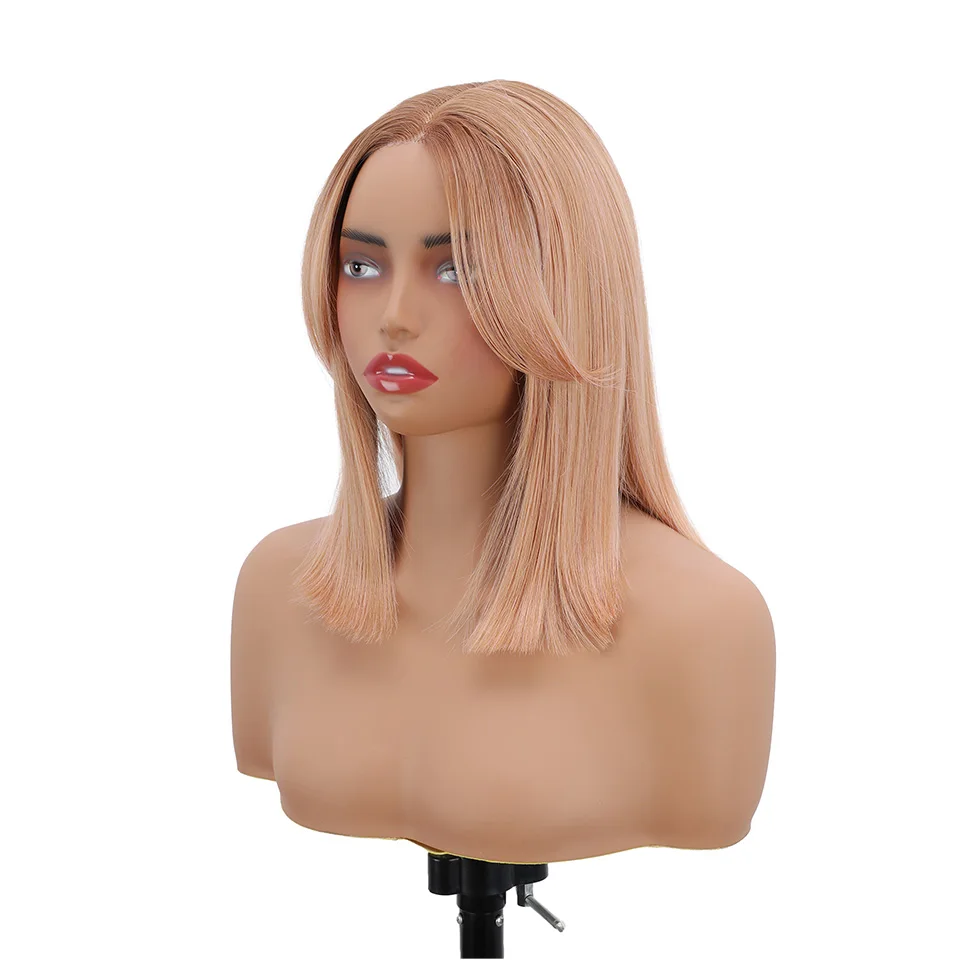 

Gladys 12 Inch Short Bob Wigs 13x1 T Part Lace Front Bob Wigs Blonde Color Synthetic Hair Bob Wigs Glueless Lace Daily Life Wigs