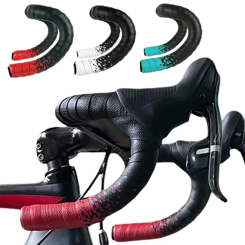 AliExpress Road Bicycle Handlebar Tapes Anti-slip Road Bike Handle Bar Tapes PU EVA Shock-absorption Bike Bar Bandage Cycling Parts