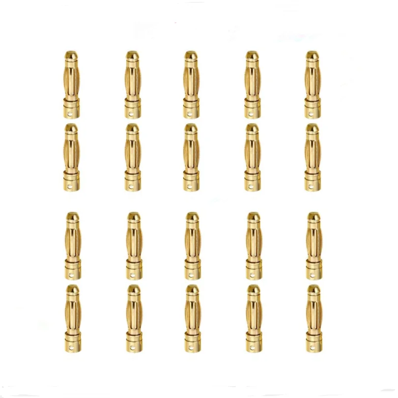 2/5/10 Paar vergoldete 4,0mm Bananen stecker Kugel Stecker Buchse für RC Lipo Batterien Hobby Modellflug zeug