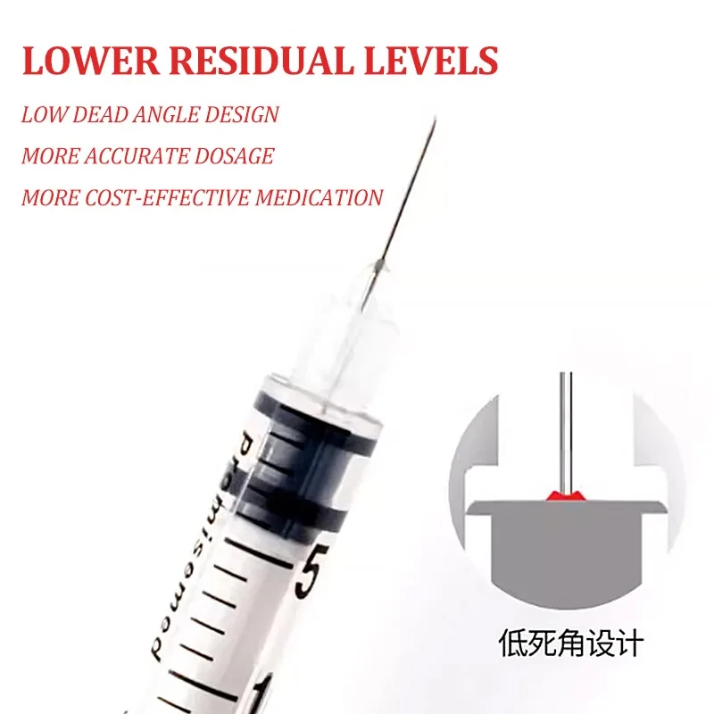 Großhandelspreis 100 teile/schachtel 1 ml 30G * 13mm Einweg Orange Top Sterile Sicherheit Insulin Spritze für Labor, tier – Detail 5