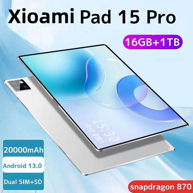 2024 Global Version Tablets Xiaoml Pad 15 Pro 11 inch HD Original Tablet 5G Wifi Android PC MI Tablets Google Play Tablets PC