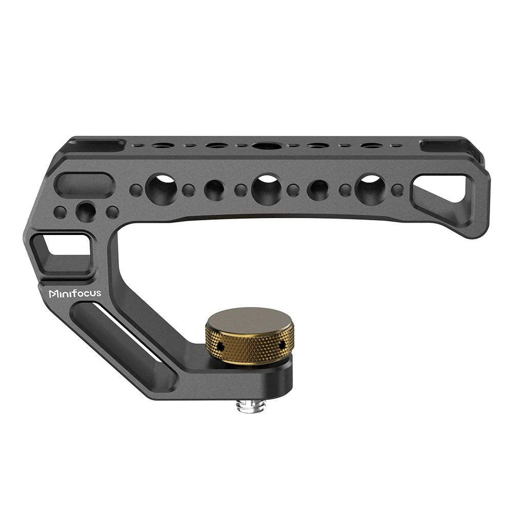 

Minifocus ARRI Top Handle with 3/8"-16 Locating Pins Cold Shoe Camera Cage Handle Mount for Sony Canon Nikon Cage Shoot Grip