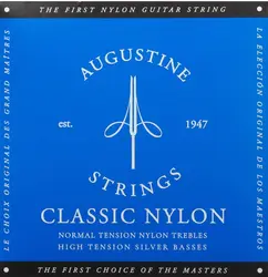 Augustine Classic Blue High Tension Classical Guitar Strings