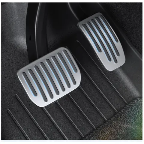 Car Stainless Steel Pedal for Volkswagen VW Caddy Maxi SB MK4 2020~2024 2021 Non-slip Fuel Brake Footrest Pad Cover Accessories 6 best sales vw caddy 2021 - №3