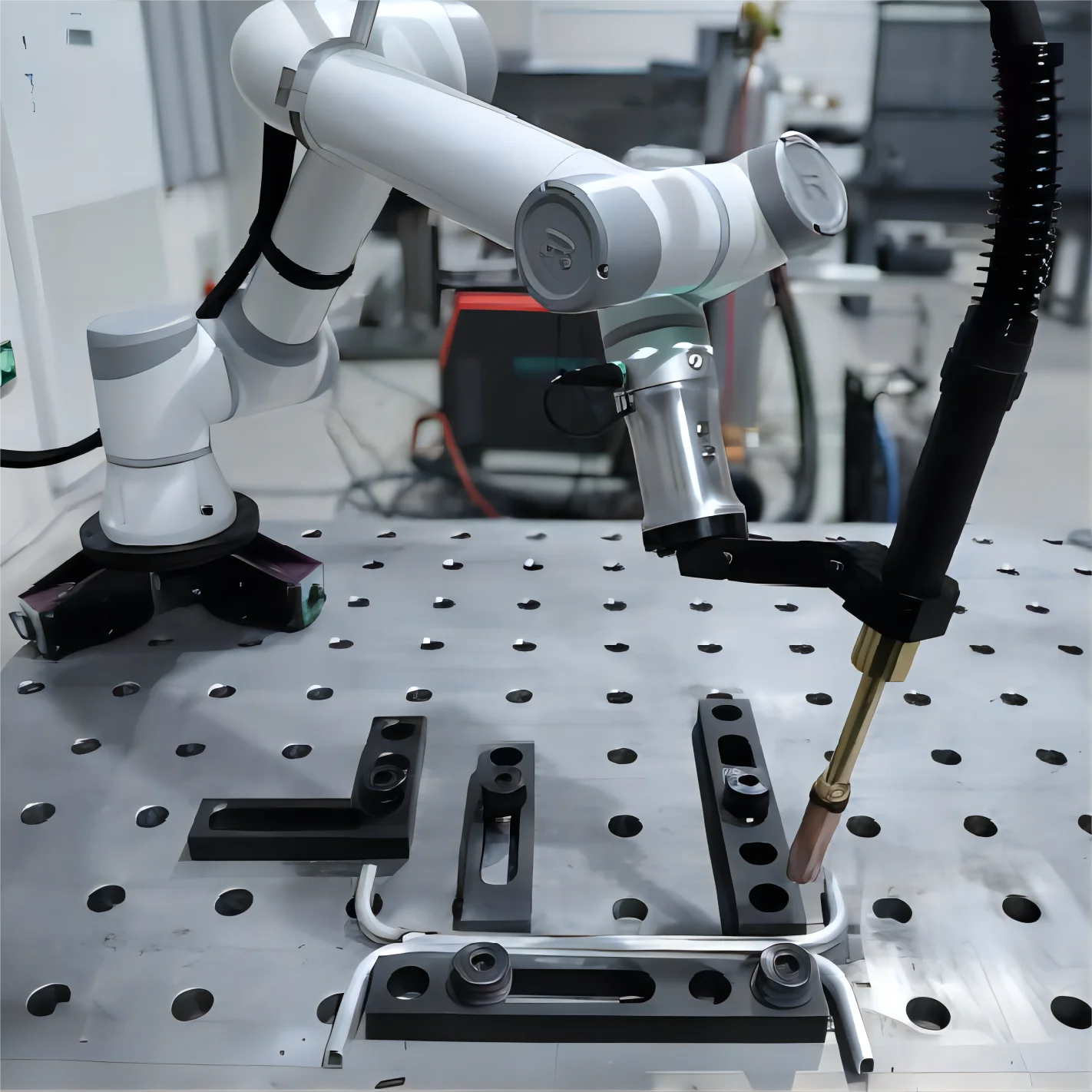 New Robots for Robotic Automation Human Robot Collaboration Welding Cobot Application