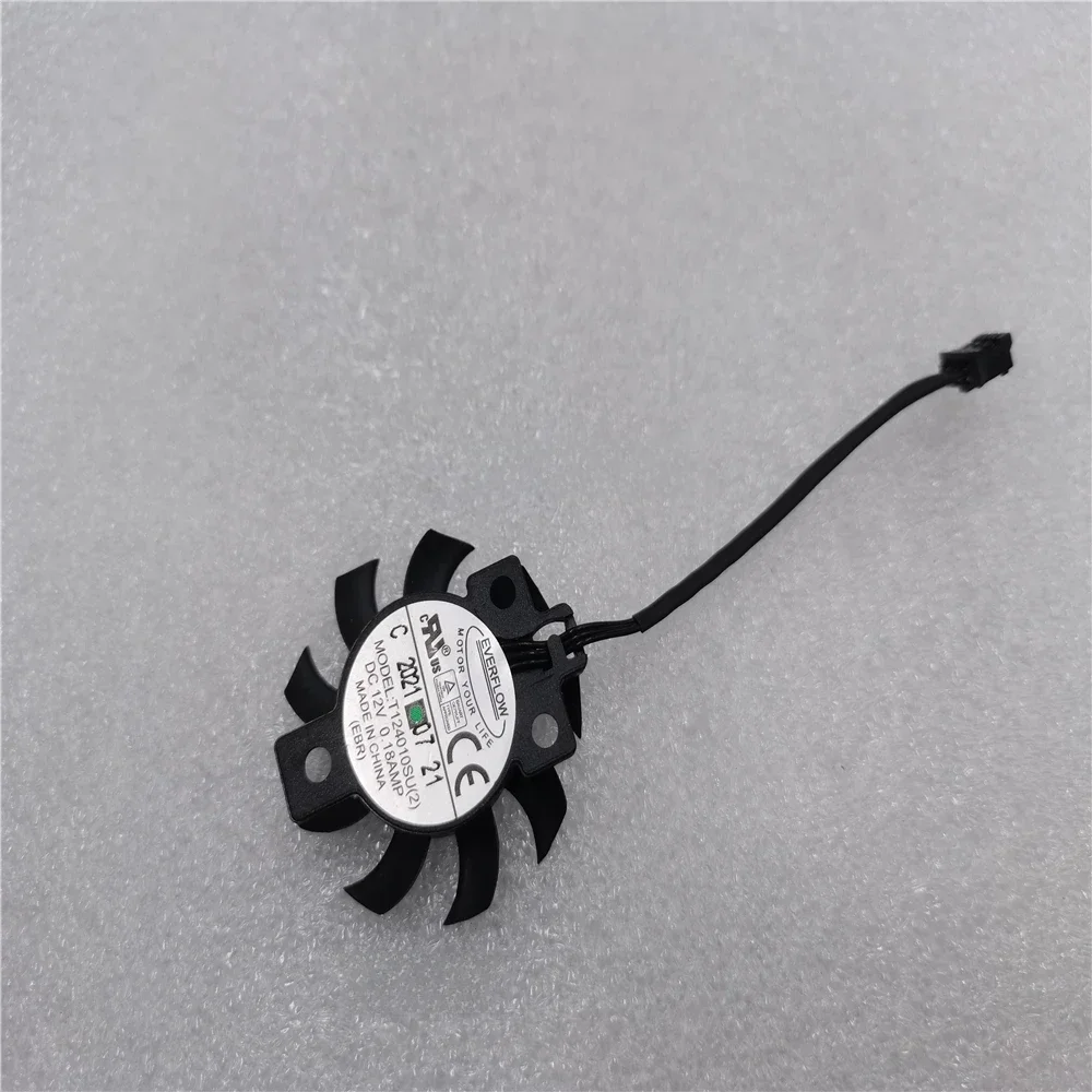 Oryginalny WENTYLATOR DO EVERFLOW T 124010 SL(2) Cichy wentylator chłodzący płyty głównej Asrock Taiji x570 — zdjęcie 2