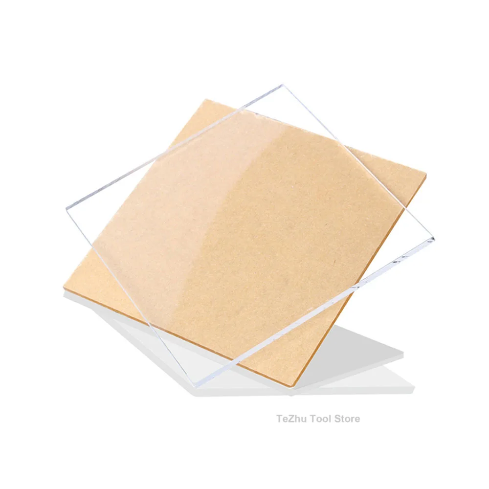 Transparent Clear Plastic Sheet Acrylic Board Organic Glass Polymethyl Methacrylate Thickness 1-20mm Customized Size