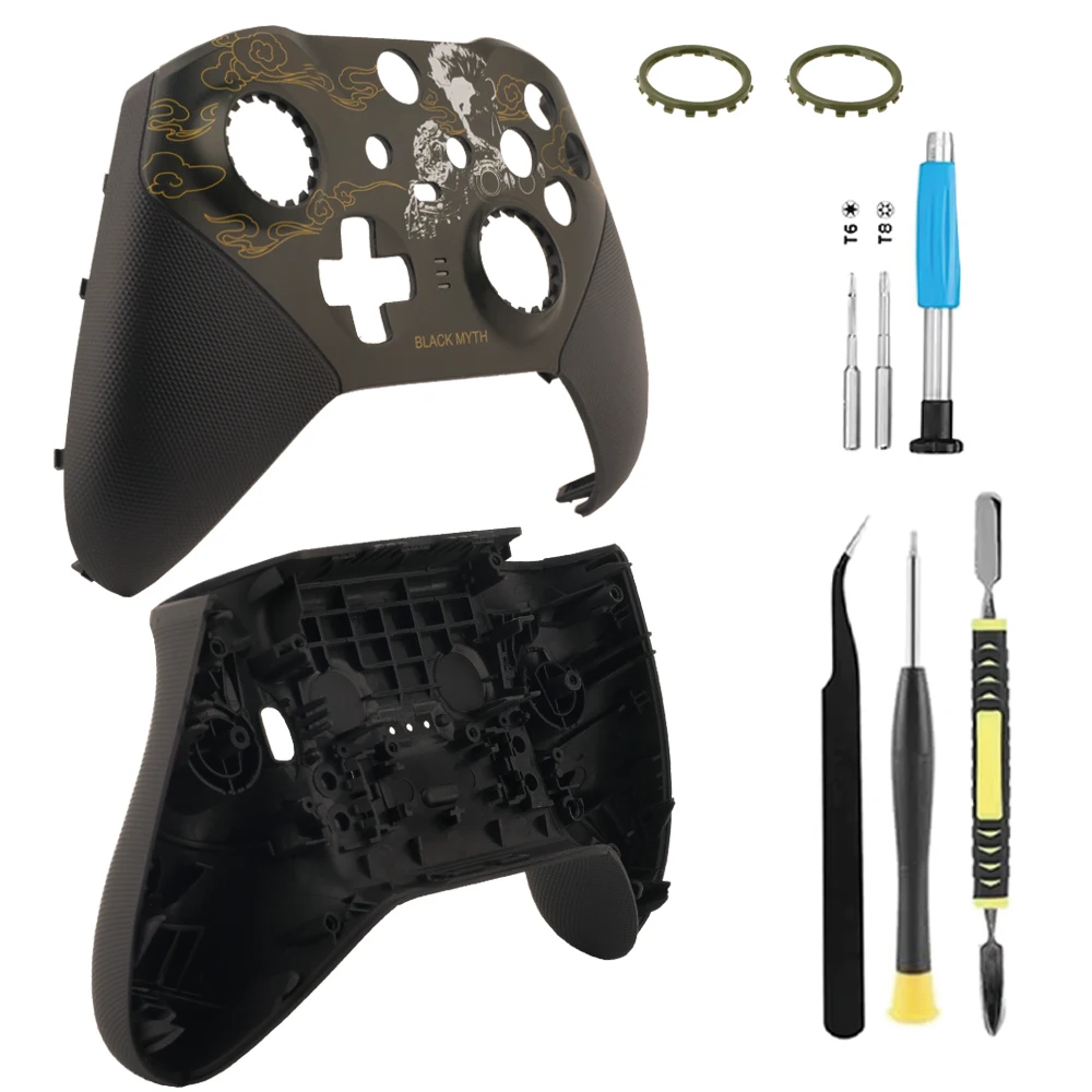 Custom Replacement Shell For Xbox Elite Series 2 Controller 1797 Front Back Housing Anti-Slip Grip Cover DIY Mod Repair