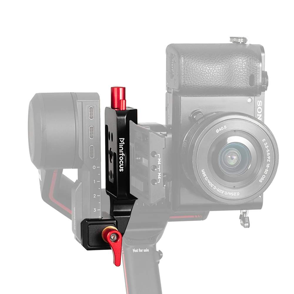 RS Vertical Bracket Camera Mount Vertical Shooting Photography for DJI Ronin RS 2/RS 3/RS3 PRO Gimbal Mounting Clamp Plate