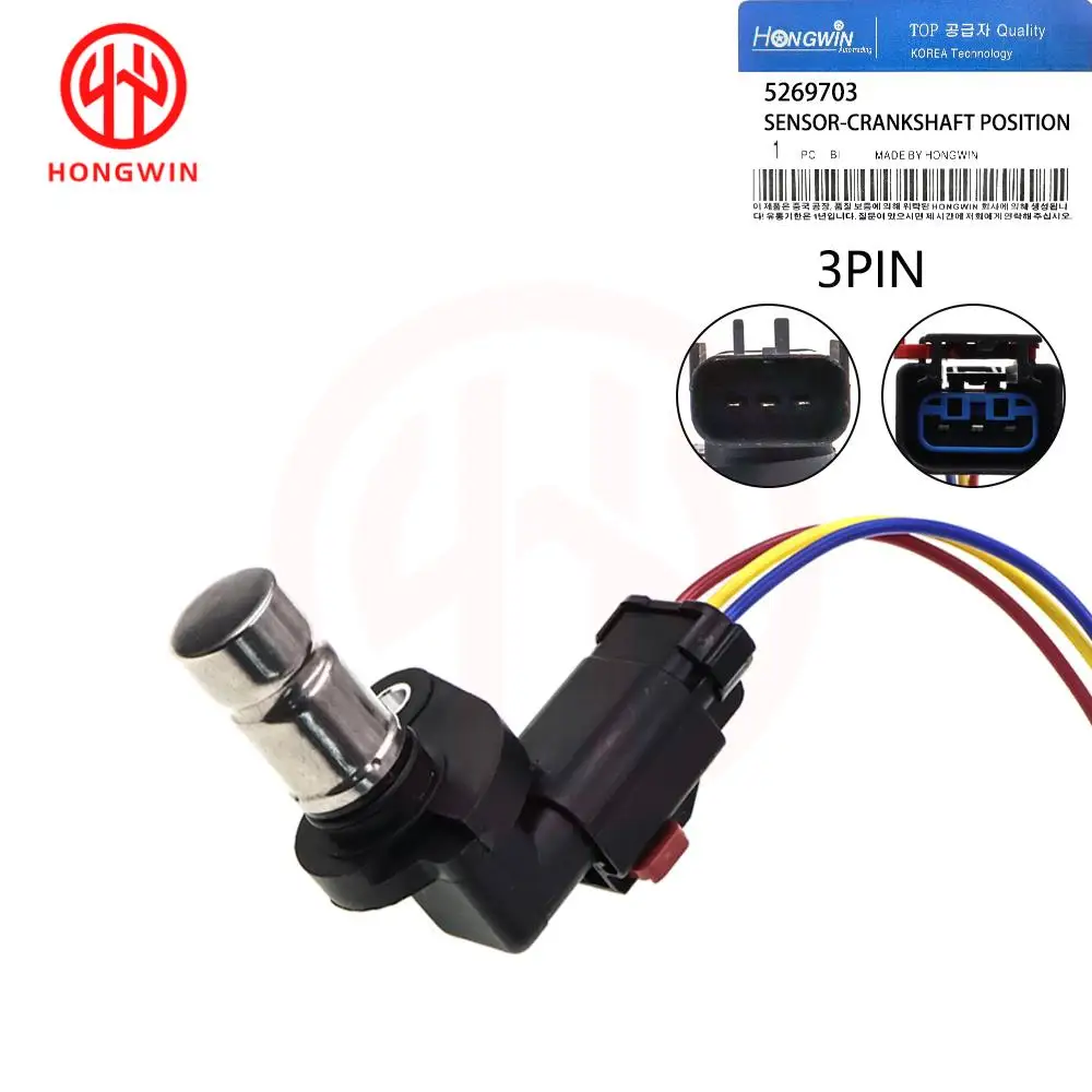 OEM 5269703 5235377 MD5235377 Crankshaft Position Sensor For Chrysler Sebring Voyager Dodge Caravan Neon Mitsubishi