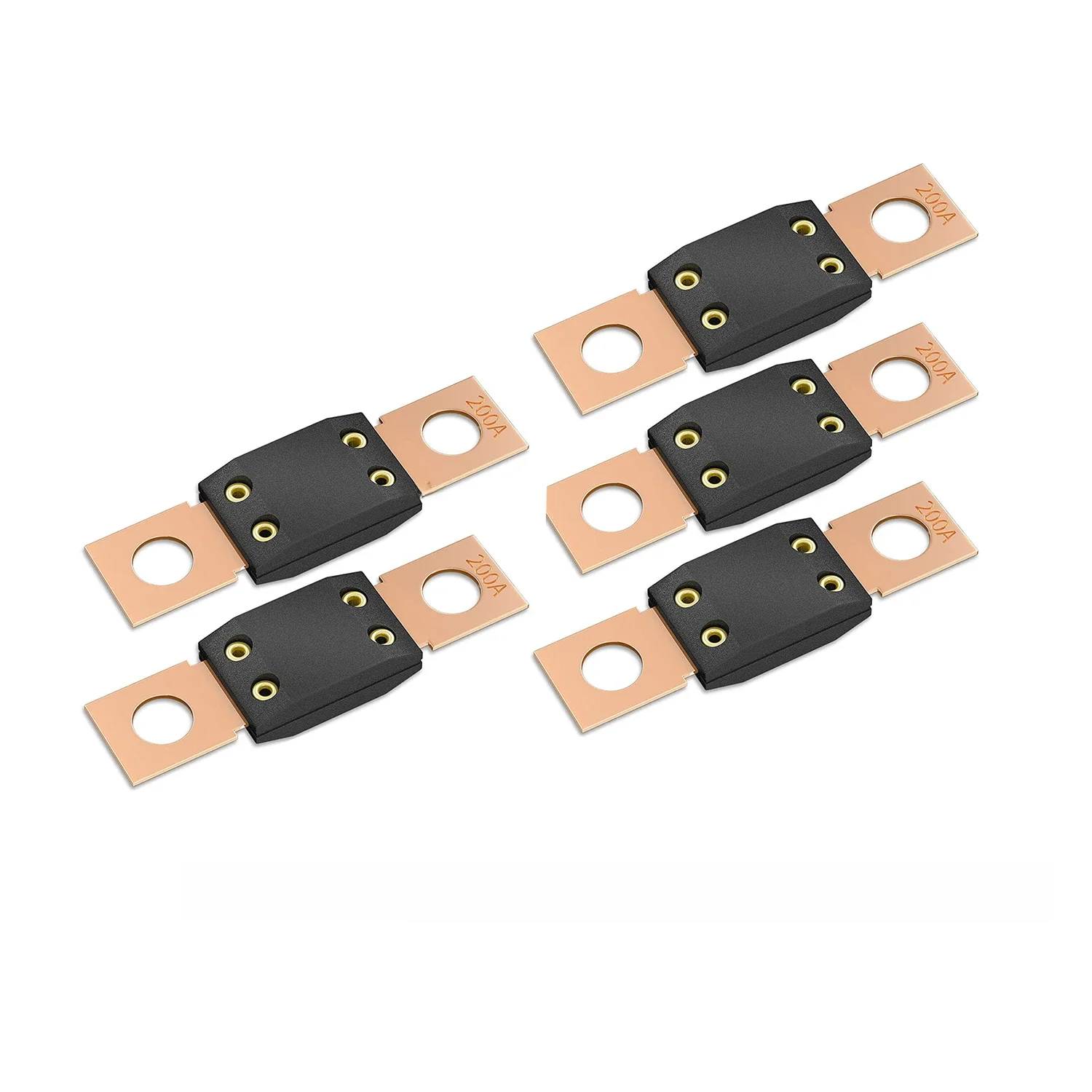 5PCS MEGA Sicherung ANL Auto Sicherungen Bolt-on 80A 100A 125A 150A 200A 250A 300A Bolzen montieren
