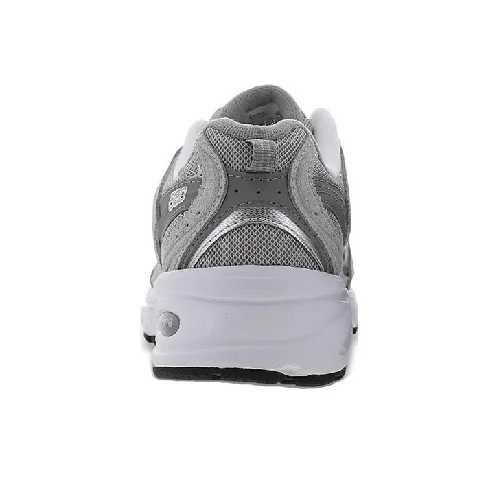 حذاء الجري New Balance NB 530 مسامي وخفيف الوزن ومنخفض القطع للرجال والنساء، رمادي