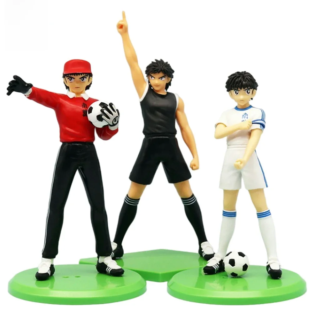 18 cm Kapitein Tsubasa Anime Figur Ozora Tsubasa Acchion Figuren Hyuuga Kojiro/Wakabayashi Genzou Figurensammlung Modell und ys