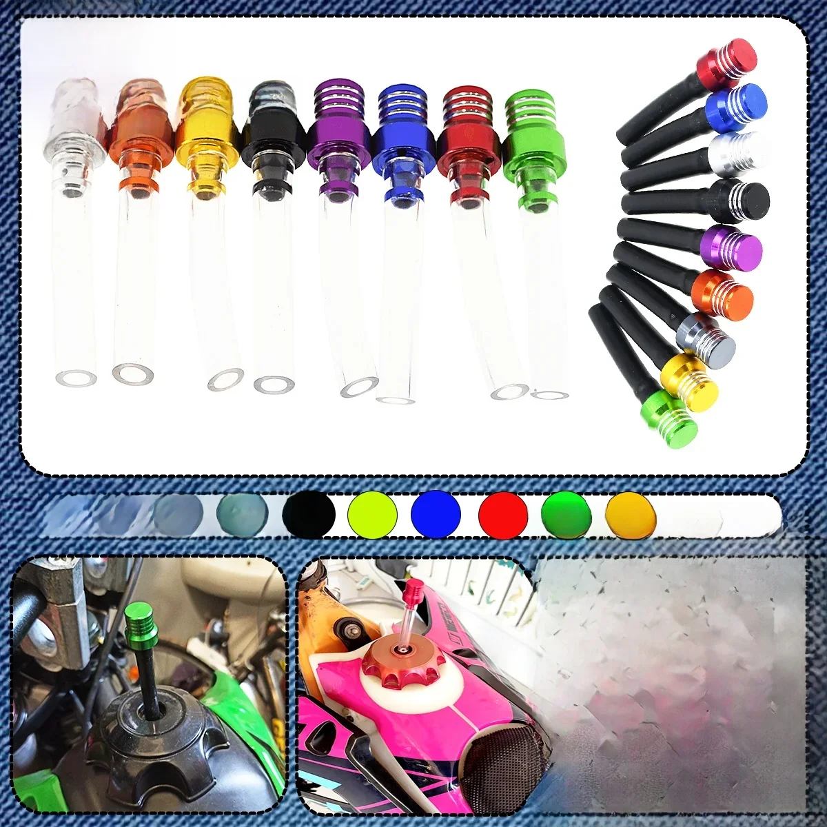 Tuyau de reniflard de réservoir de carburant, vannes unidirectionnelles, tuyaux de reniflard pour Yamaha WR250F WR250R KTM EXC SX PRO BSE ATV universels