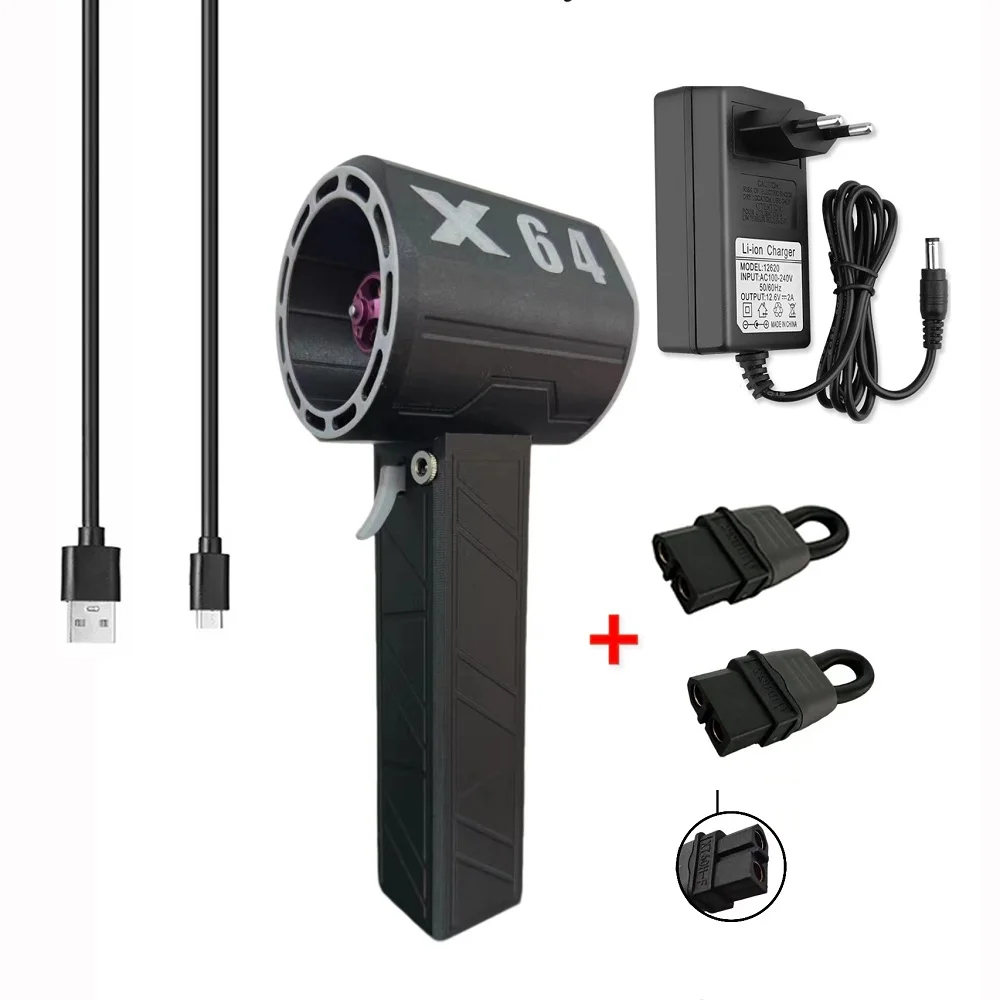 X64 ventilatore violento ventilatore portatile Turbo Jet 64mm Brushless potente 1400G spinta 1000W ventilatore per condotto ad alta potenza ventilatore Turbo ventilatore per auto