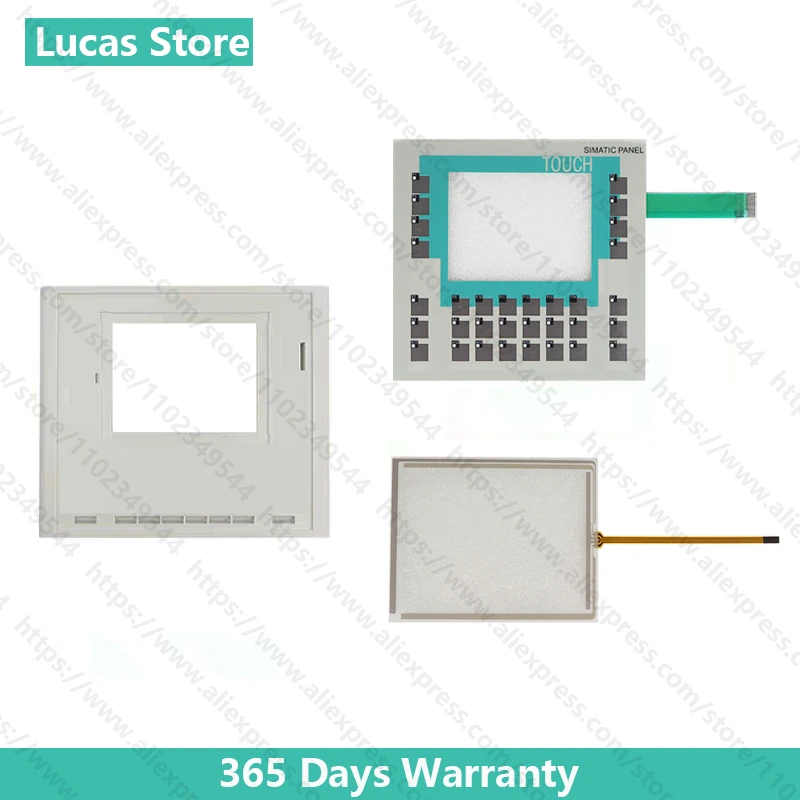 Front Case Cover Shell Housing for 6AV6642-0DA01-1AX0 6AV6 642-0DA01-1AX0 OP177B Front Cases + Touch Panel + Membrane Keypad