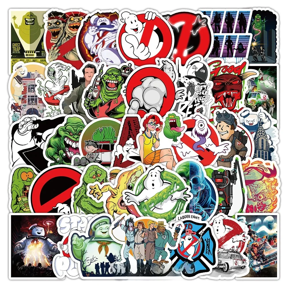 AliExpress GOGOTU 10/30/53PCS Ghostbusters Cartoon Stickers Frightened Movie Sticker Game Decals Scrapbook Luggage Laptop Guitar Bike Funny Toy