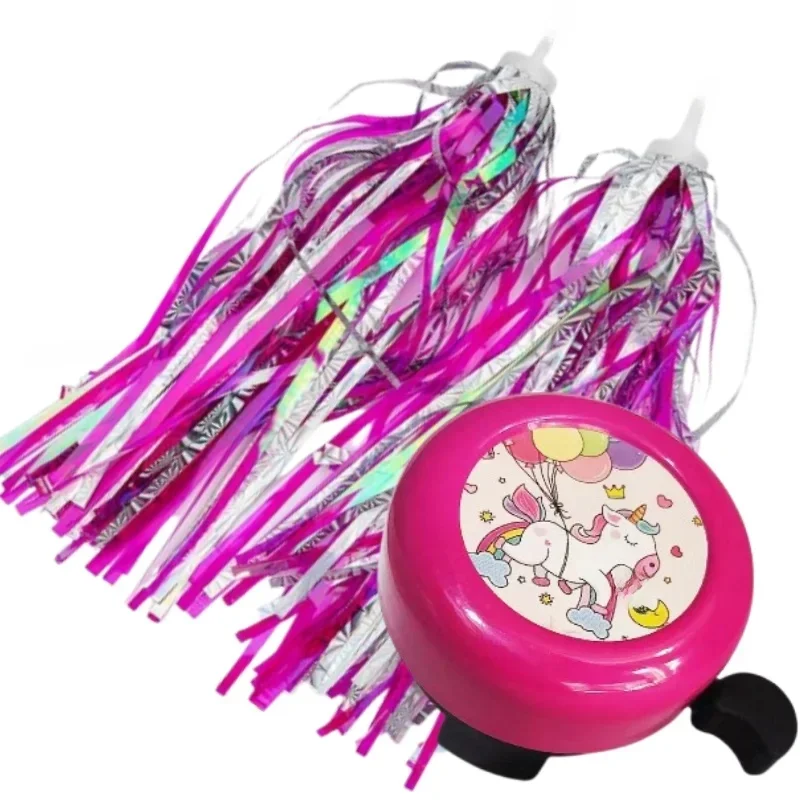 AliExpress 1 Set Bike Bell & Streamers Bicycle Pinwheel for Kids Colorful Children's Bike Decor Accessories Perfect Christmas Gift