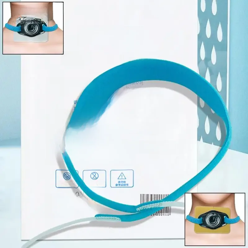 Collier médical Fixation Ultra-douce, 1 pièce, Tube de trachéotomie, Support de cou en éponge souple, Support de ceinture fixe