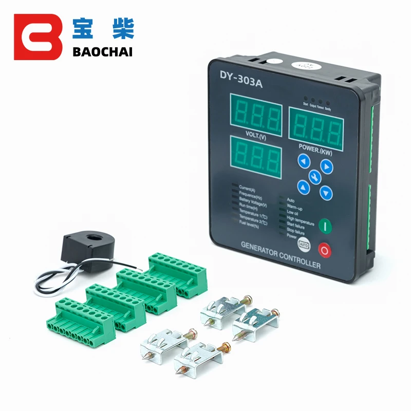 HJ-303A generator controller stopping and generator fault protection  automatically  and manually