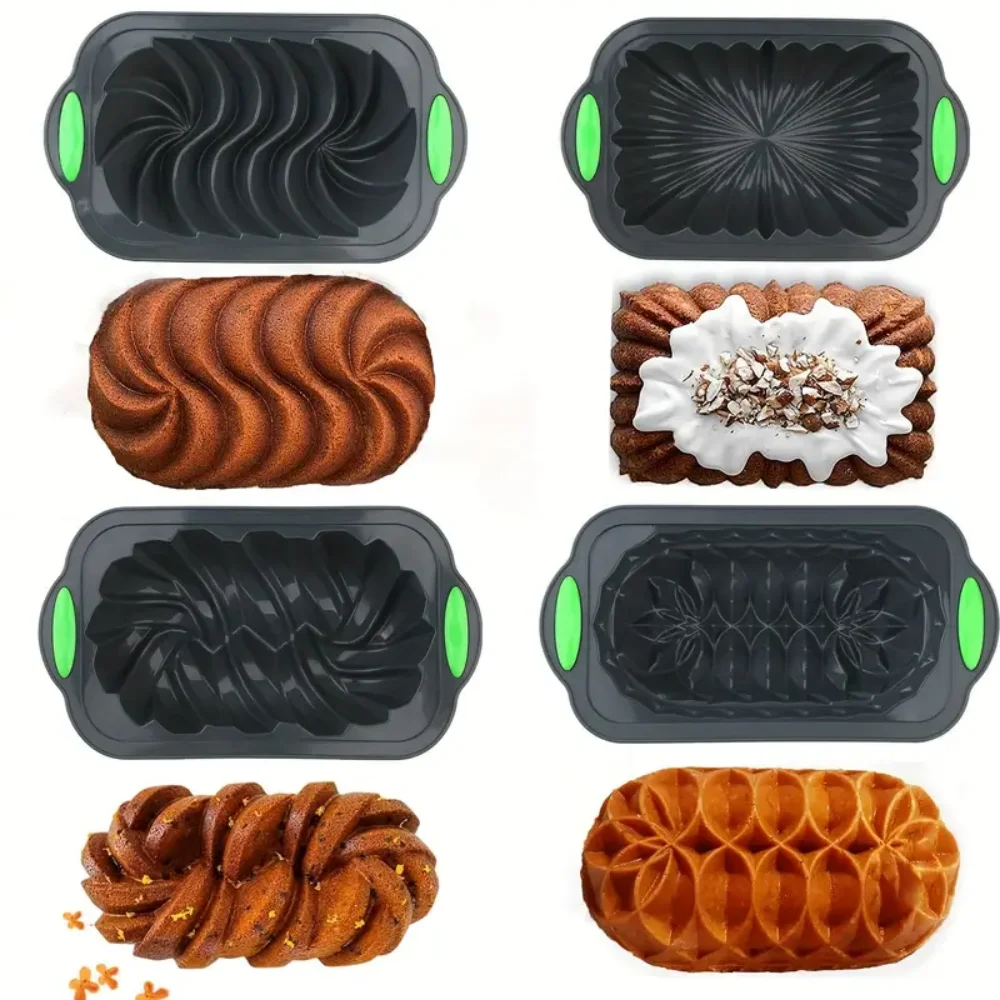 Bandeja de silicona para tostadora, bandeja antiadherente para pan para horno de cocina, adecuada para pan de plátano, sándwiches, libras de pasteles y patatas de carne