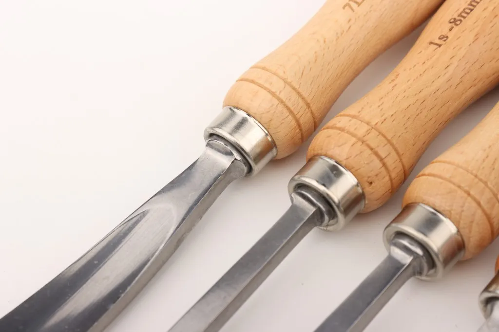 12PCS Woodcarving Chisel Tool Set With Tool Rolls