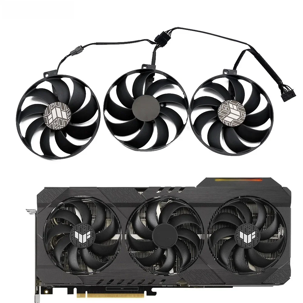 Wentylator karty graficznej CF9010U12D PLD09210S12H DC12V dla ASUS TUF RTX 3060 3060 TI 3070 3080 3080Ti RTX3080 RTX3070 3090 — zdjęcie produktu 7