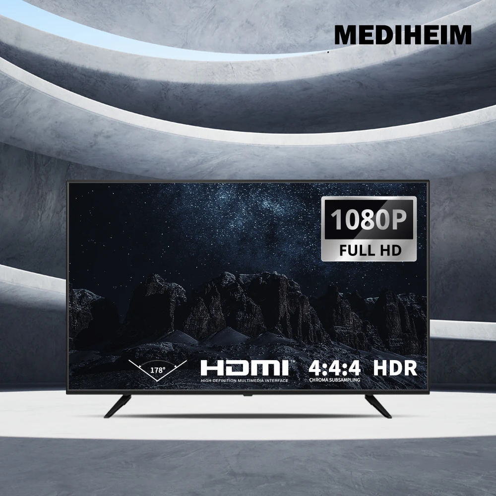 Mediheim LED D437X FHD 43-inch TV HDR Support All-in-One Remote Grade 1 Genuine Panel