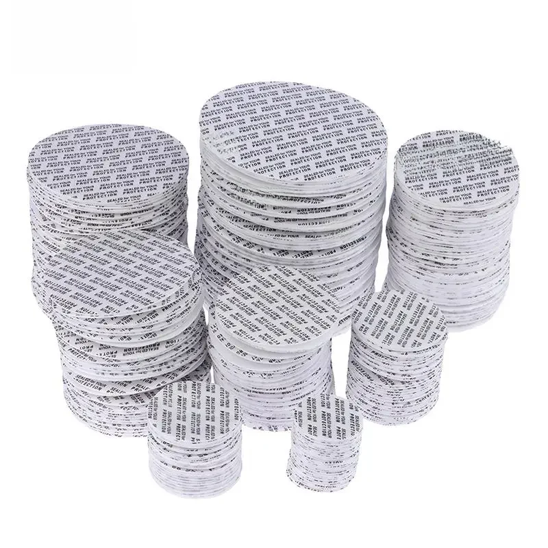 Mousse auto-arina sensible à la pression, bouchon d'étanchéité, doublure, inviolable, joints d'étanchéité, doublure pour pot cosmétique, bouteille, 20mm-82mm, 200 pièces