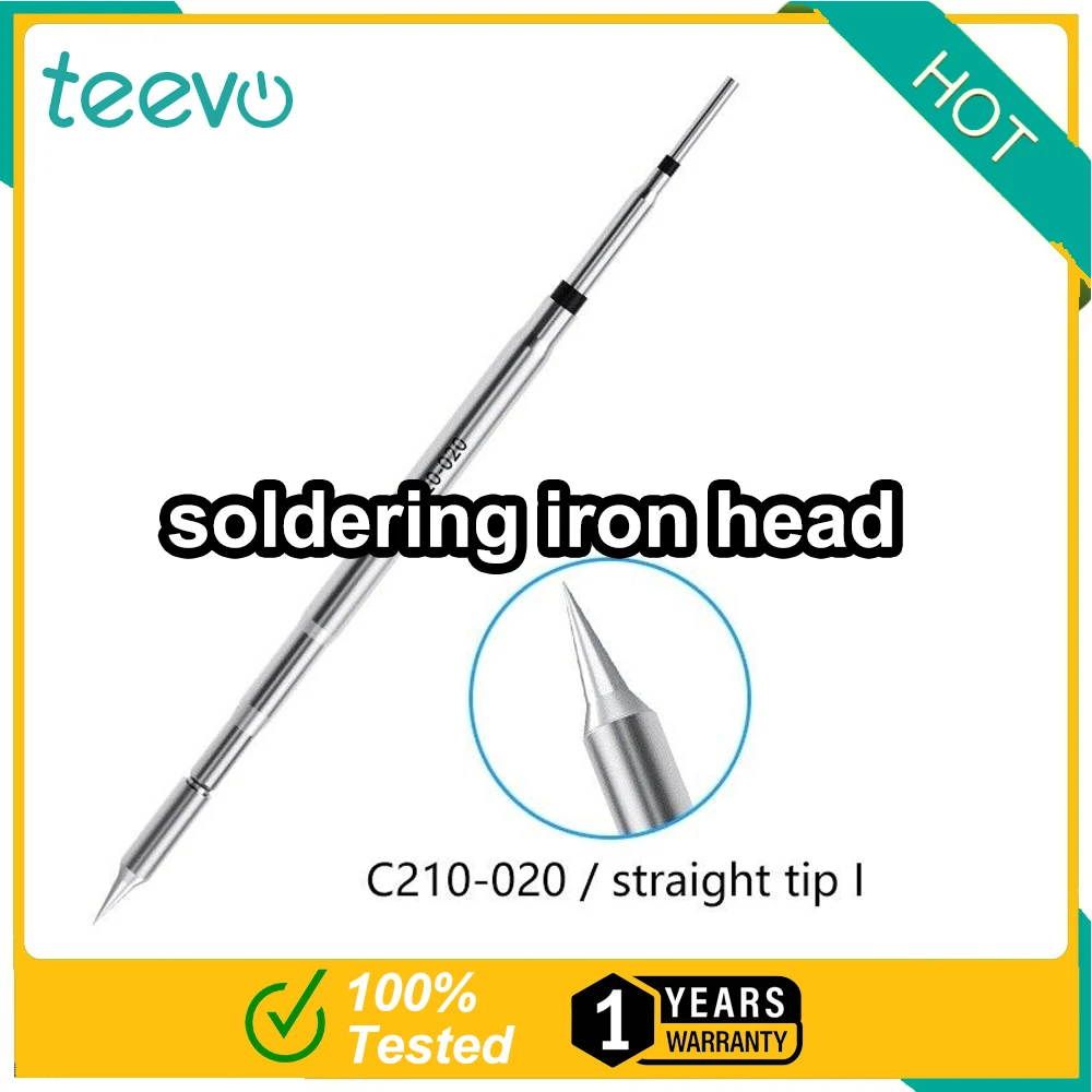 Teevo Ant Xin C210-020 Soldering Iron Head / I straight tip