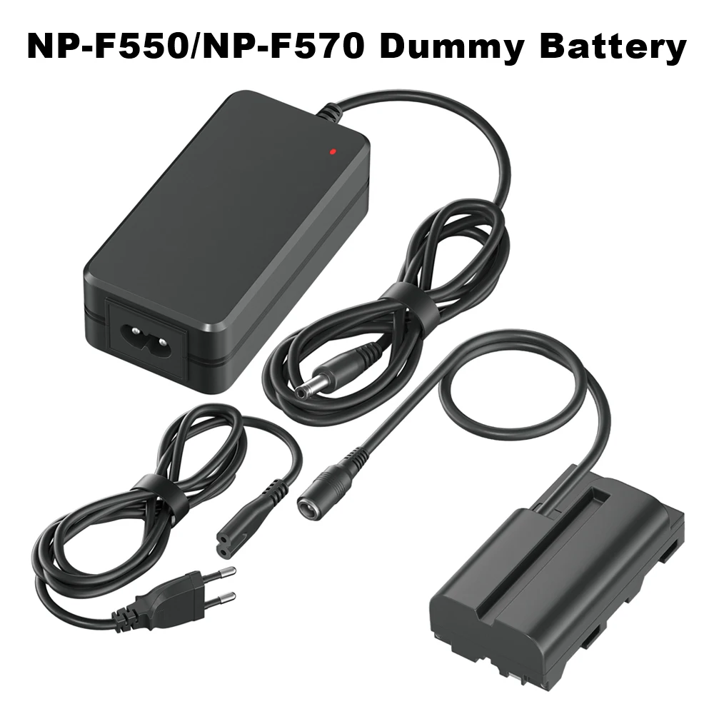 

PALO NP-F550 NP-F330 NP F550 NP F330 Dummy Battery for Sony NP-F970 NP-F960 NP-750 CCD-RV100 TRU47E YONGNUO Camera Lights