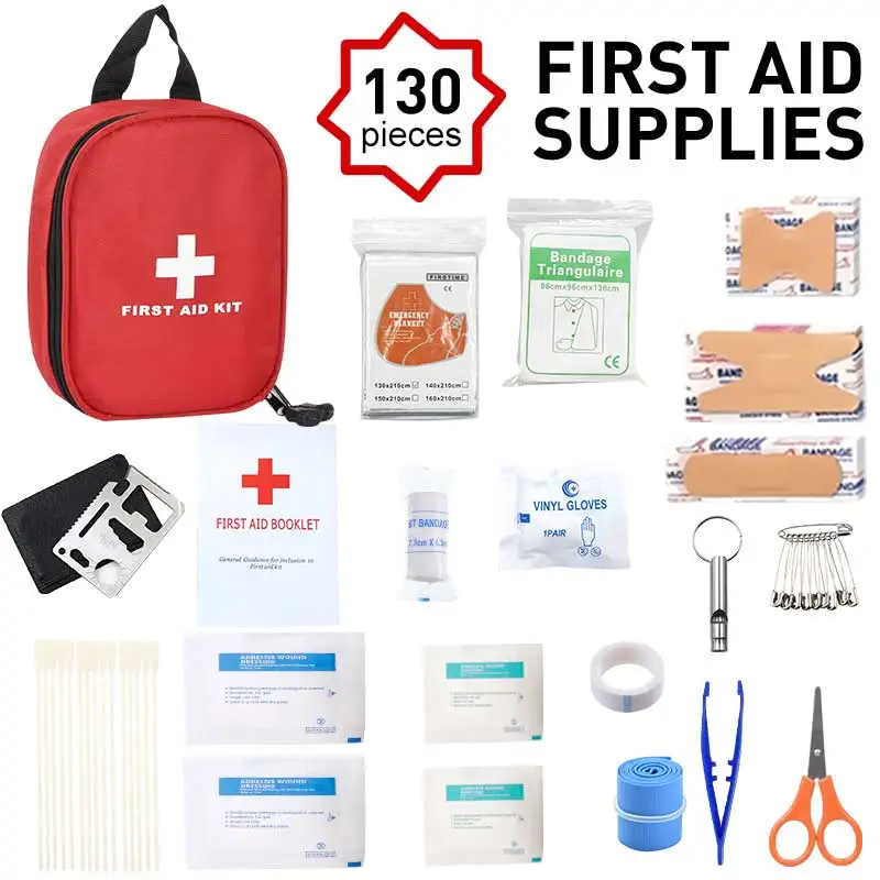 

Аптечка первой помощи для пеших прогулок, походов, кемпинга, путешествий, автомобиля и езды на велосипеде. Готов к всем приключениям на свежем воздухе