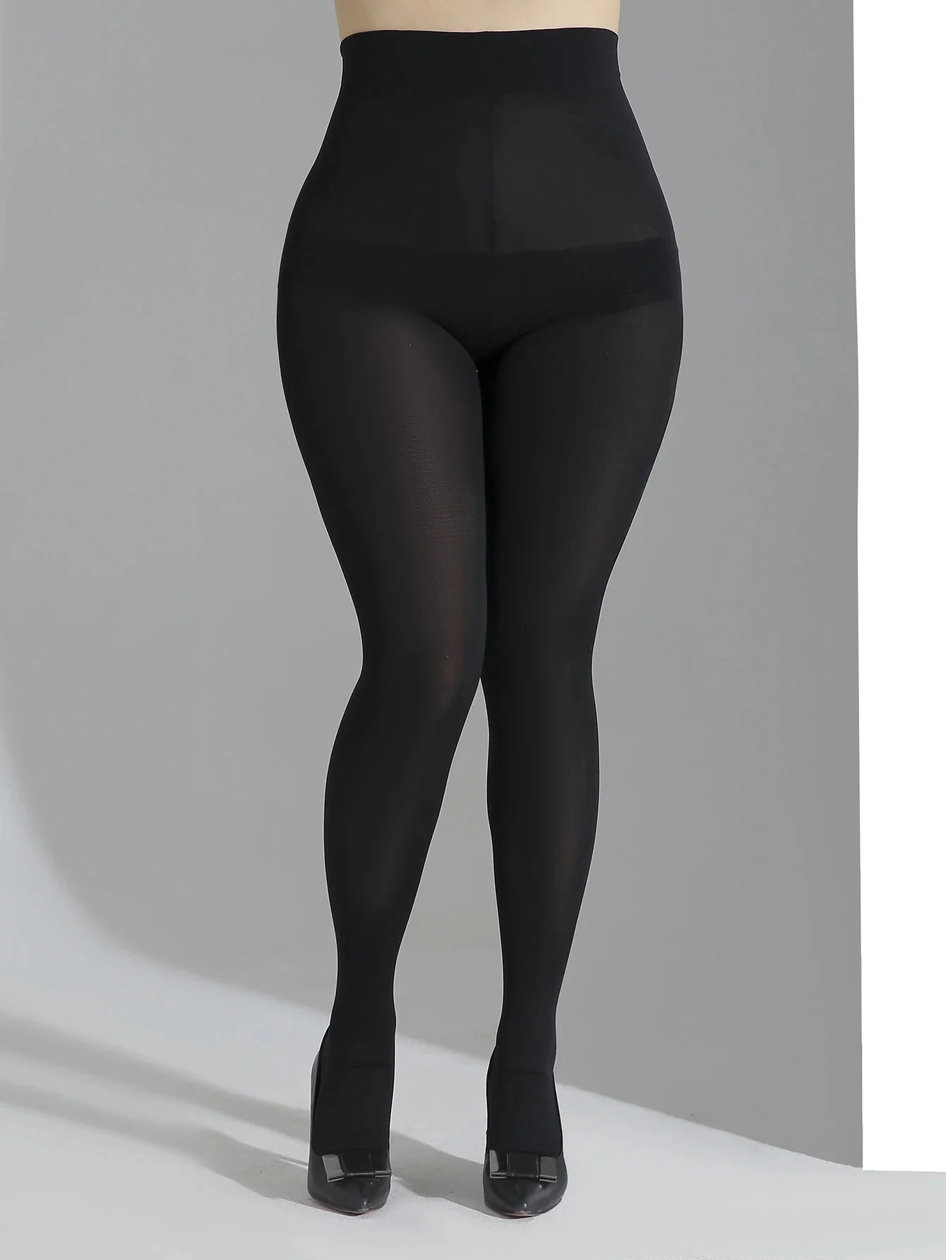 Pończochy 300D classic plus fat plus jedwabne — zdjęcie 2