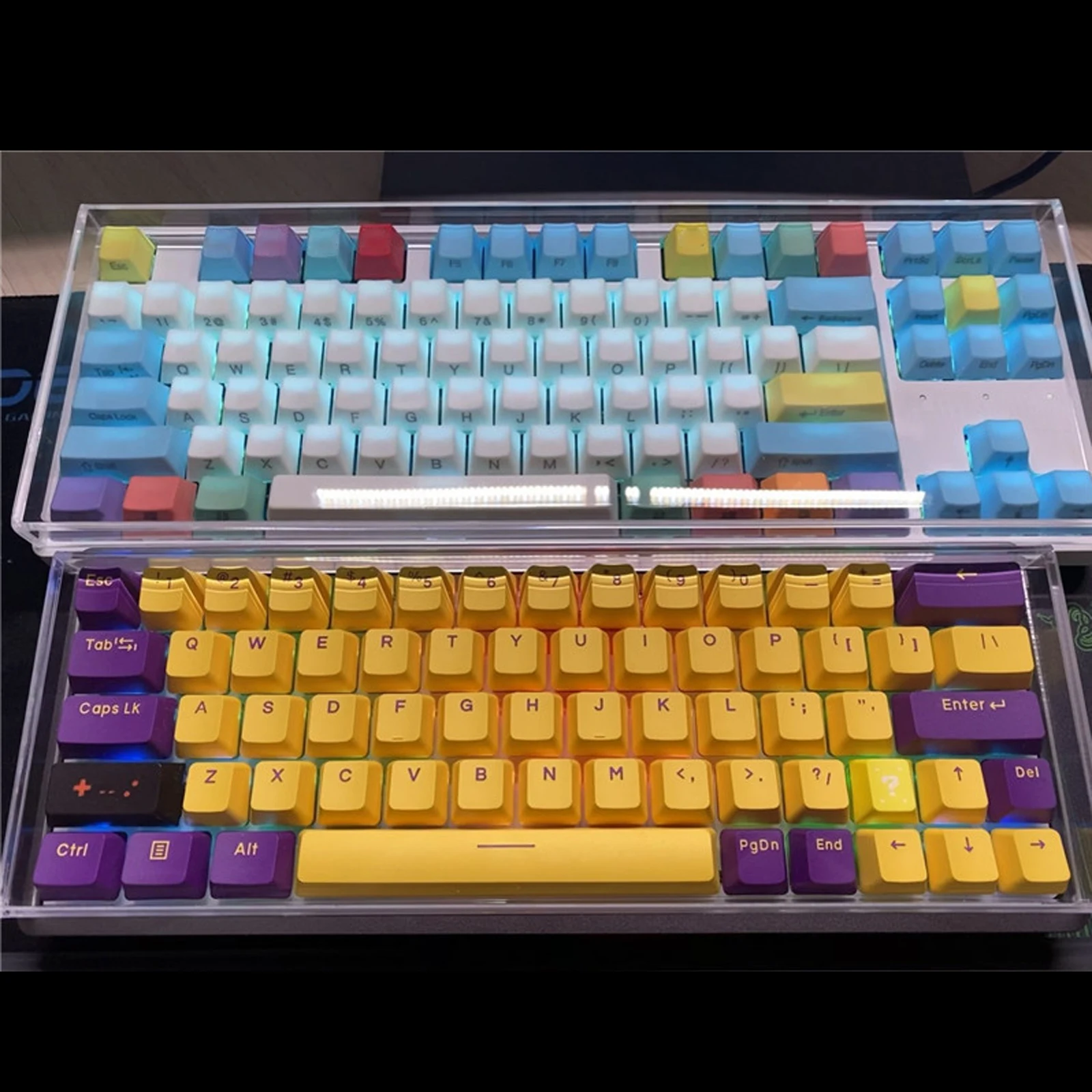 108 Keys Keyboard Dust Cover Acrylic Transparent High Performance Film Premium Keyboards Case For Mechanical Gaming Keyboard