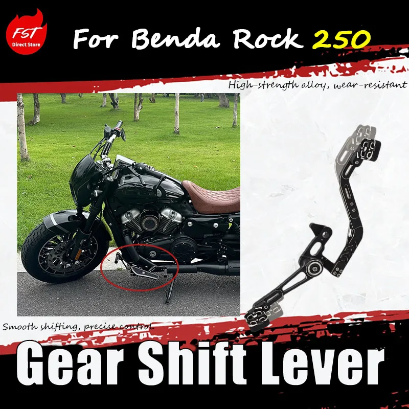 For Benda Rock 250 Specialized Rearview Mirror Mounting Kit - Allows Adjustable Gearshift Lever to be Installed Without Damage