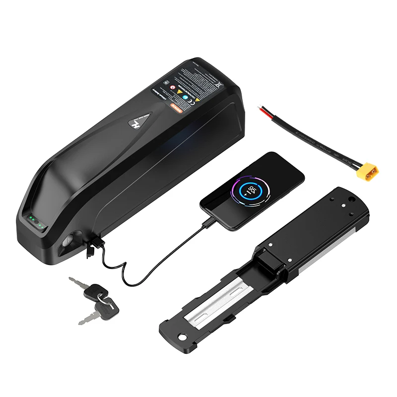 [EU Direct ] Varstrom EBike Akku 36V 48V 52V 13Ah 16Ah 18Ah 20Ah 25Ah 30Ah Hailong 40A Smart BMS 21700 18650 Elektro Cycle Lange Lebensdauer Original E-Bicycle Umbau Kits Downtube Lithium Akku Rear