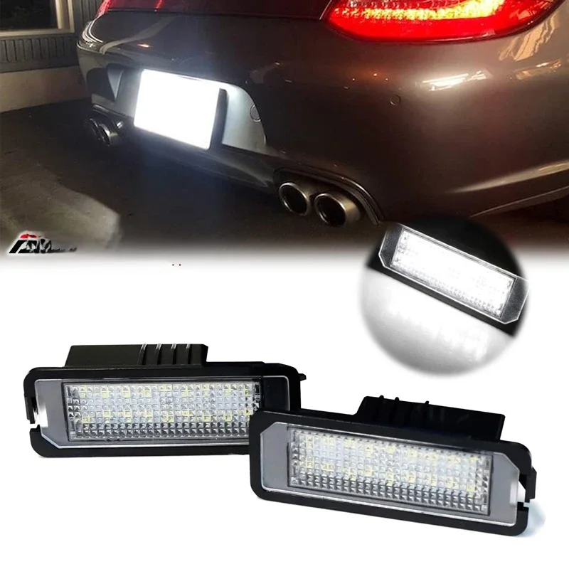 Lampa oświetlenia tablicy rejestracyjnej LED 12V do Porsche 987 Boxster Cayenne 911 Carrera Turbo 991 GT3 958 Cayenne Białe oświetlenie tablicy rejestracyjnej Assemb — zdjęcie 2