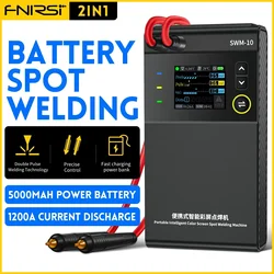 Fnirsi SWM-10 tragbare batterie punkts chweiß gerät tft bildschirm handheld diy schweiß gerät 5000mah 0,25 batterie max mm nickel blatt