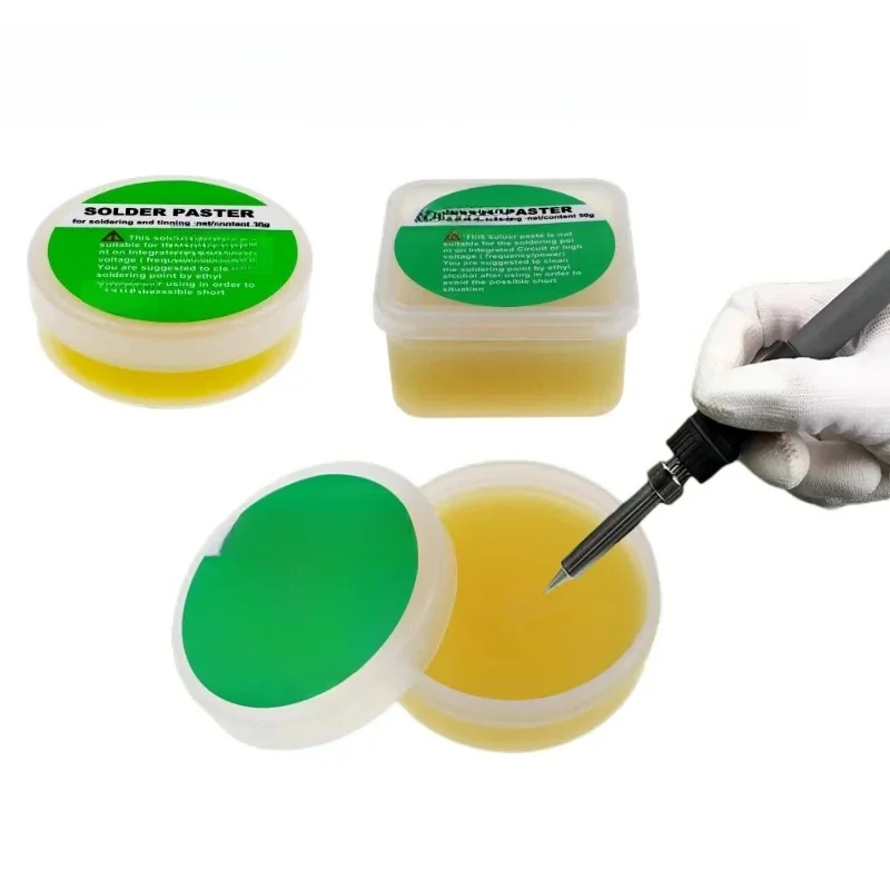 1 szt. 30g/50g profesjonalna topnik do spawania pasta lutowanie spawanie 183 stopni topnik o średniej temperaturze bez czystej kalafonii — zdjęcie 2