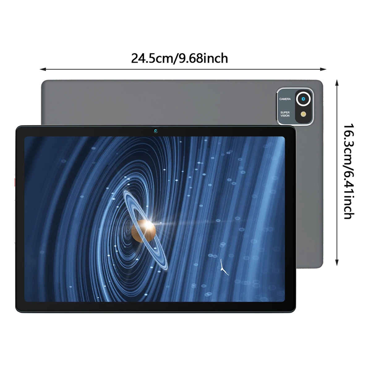 Android 13 Tablet com HD Touch Screen, WiFi, Bluetooth 5, 6GB de RAM, 64GB ROM, expansível para 128GB, 5000mAh bateria, MB1001, 10,1 em