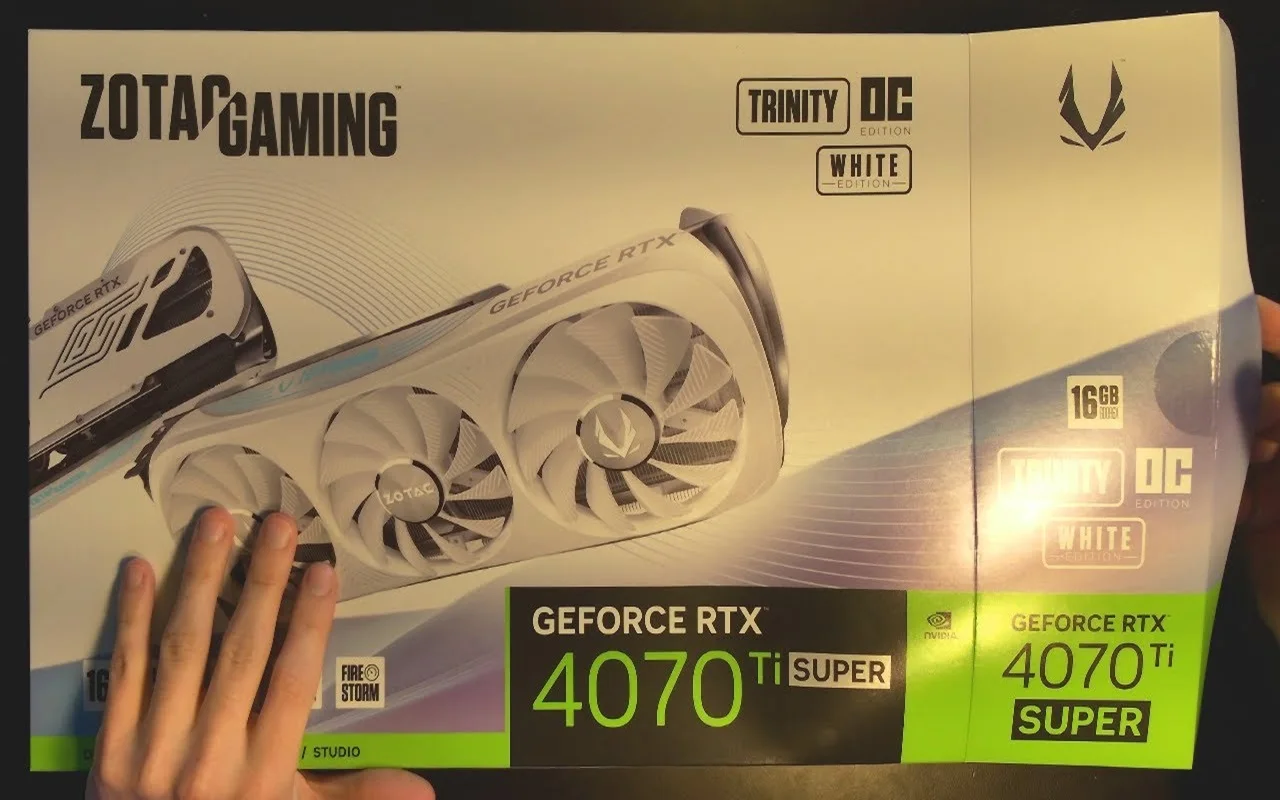 

Промо-продажи! Geforce RTX 4070 Ti SUPER ZOTAC GAMING