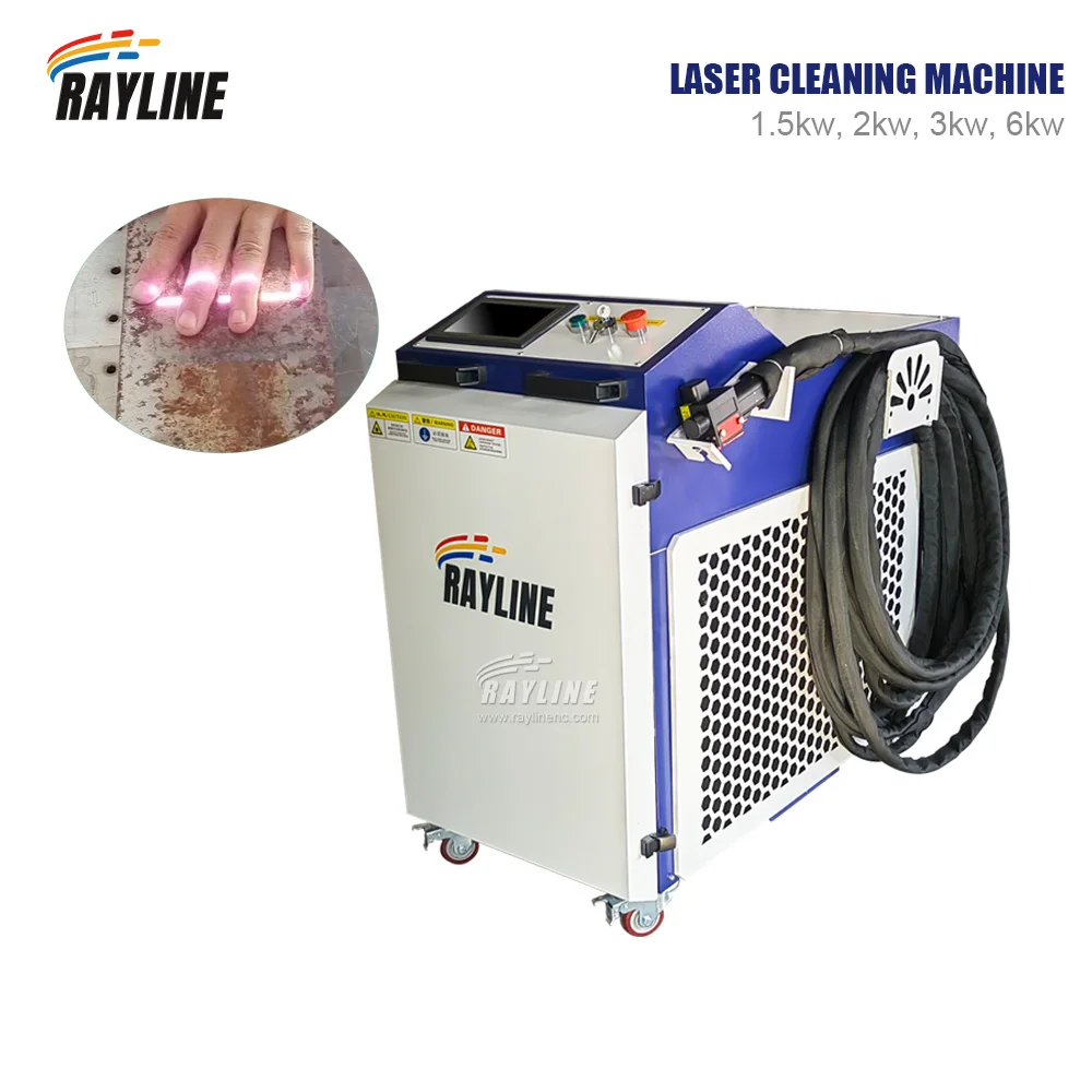 dual axis 300mm 800mm laser cleaning machine rust paint removal machine 2000w 3000watts