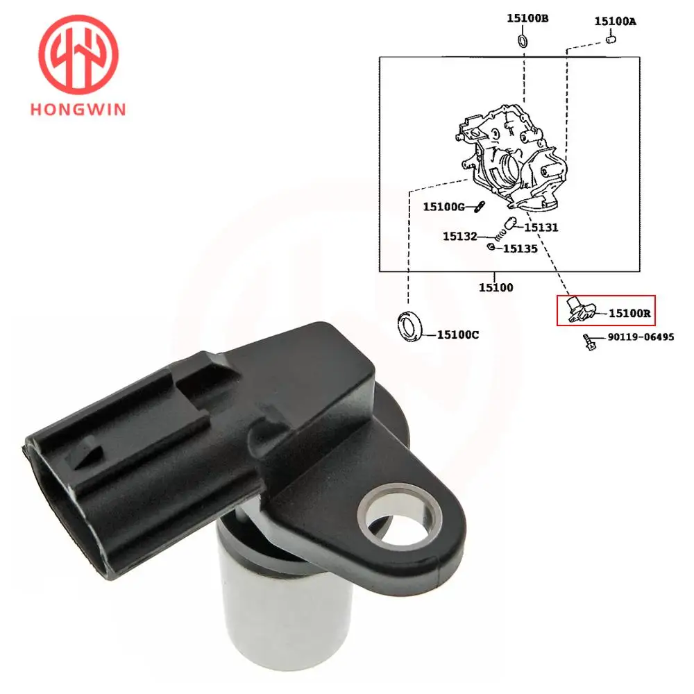 Für Toyota 4runner Sequoia Tundra Lexus gs400 gx470 ls400 lx470 4. 2 2.0l 2.5l Kurbelwellen-Positions sensor 90919-0129/4701-a5001