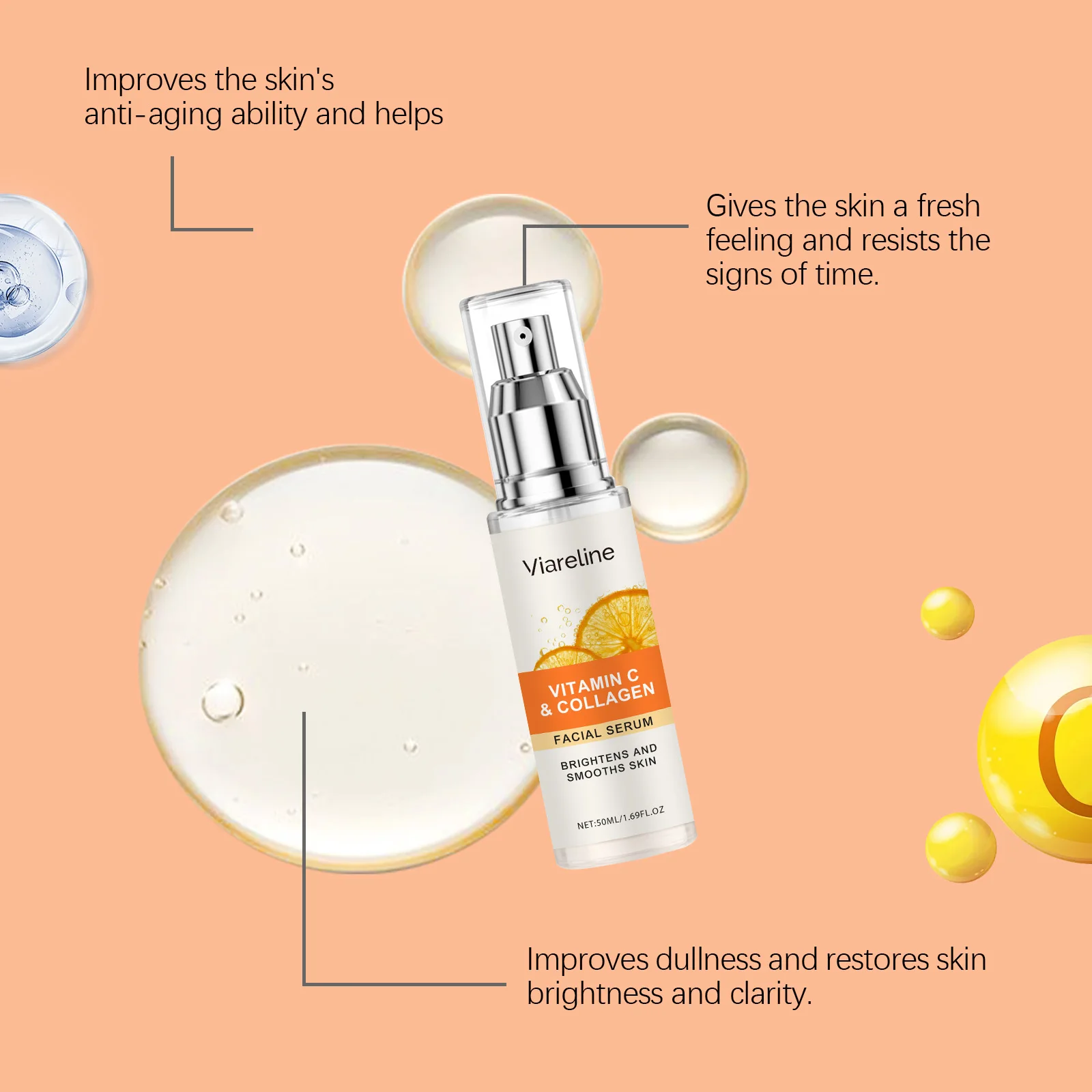 سيروم فيارلين فيتامين C للوجه، ترطيب يومي، يعزز النعومة، مضاد للأكسدة، لون البشرة المتوهج، استعادة مصل بشرة الوجه #2