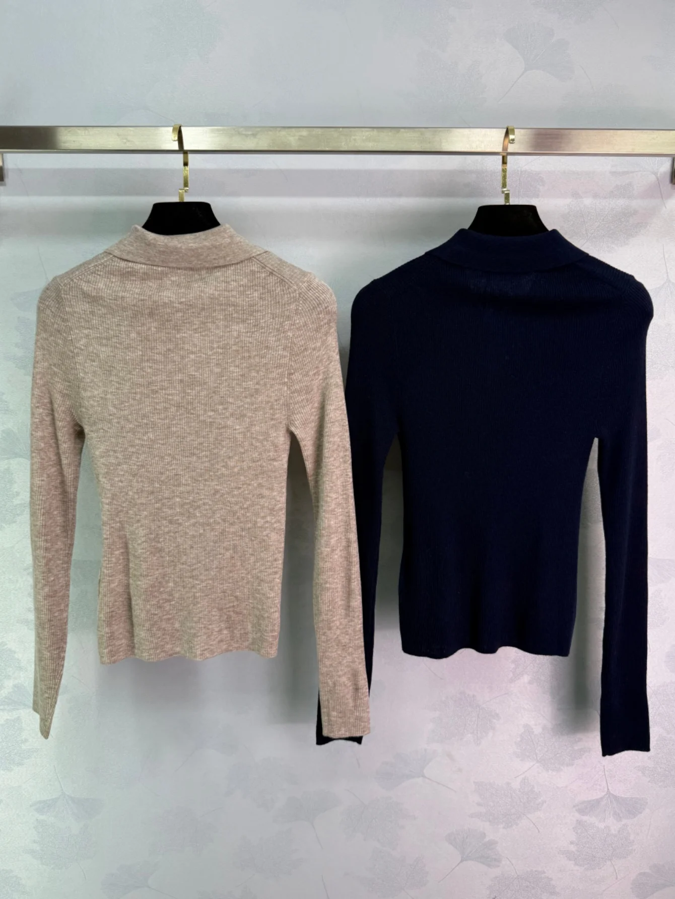 

2025 Autumn/Winter New Design Women's Casual Collar Knitted Long Sleeve